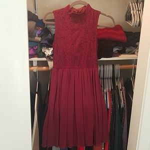Burgundy Dress